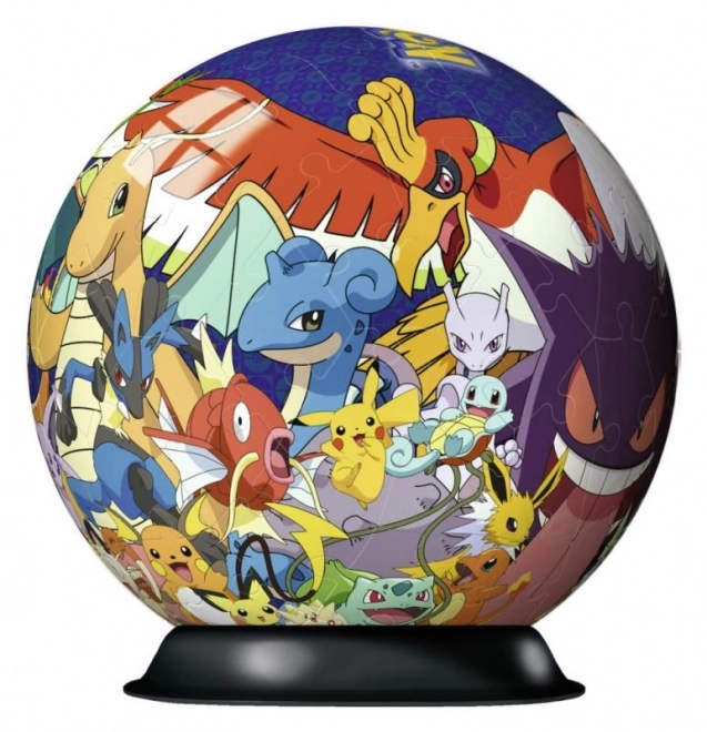 3D Puzzle-Lopta Pokémon - 72 dijelova