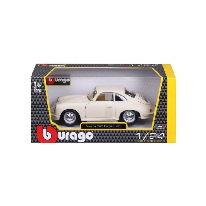 Bburago 1:24 Porsche 356B Coupe (1961) Bjelokost