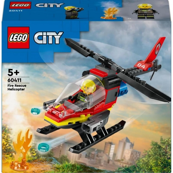 LEGO® City 60411 Vatrogasni spasilački helikopter