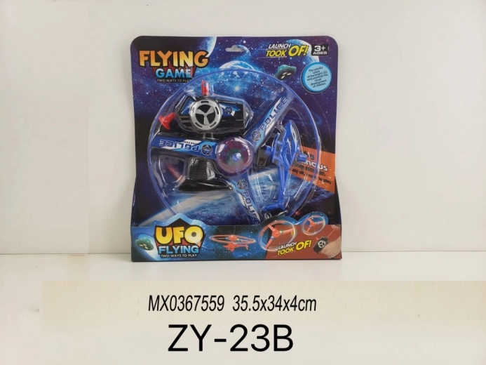 Svjetleći leteći disk s lansirnim helikopterom
