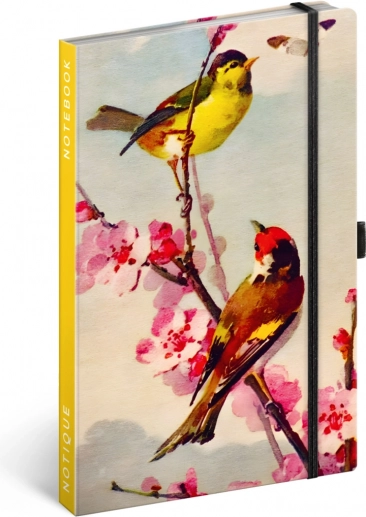 NOTIQUE Bilježnica Ptice – Sakura od Kateřine Winterové