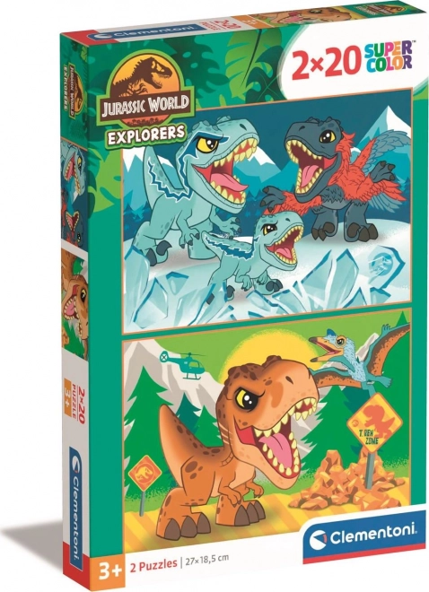 Puzzle 2x20 dijelova Jurski svijet