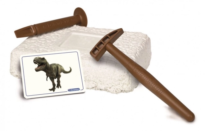 CLEMENTONI Znanost&Igra ArcheoFun: T-Rex + Triceratops