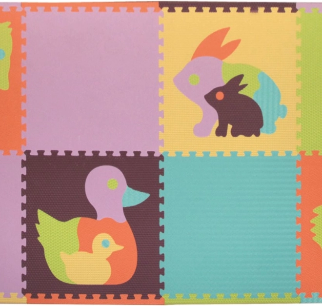 Pjenaste puzzle Životinje s rubovima