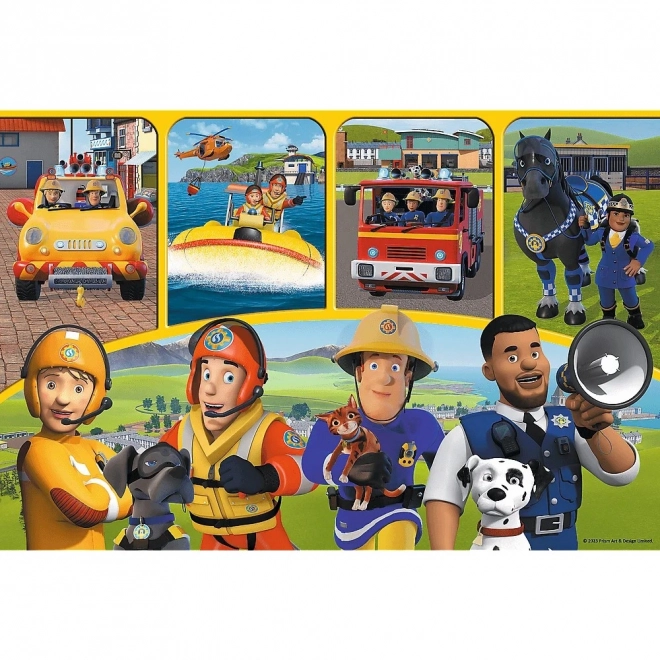 Puzzle 24 komada Maxi Vatrogasac Sam i prijatelji