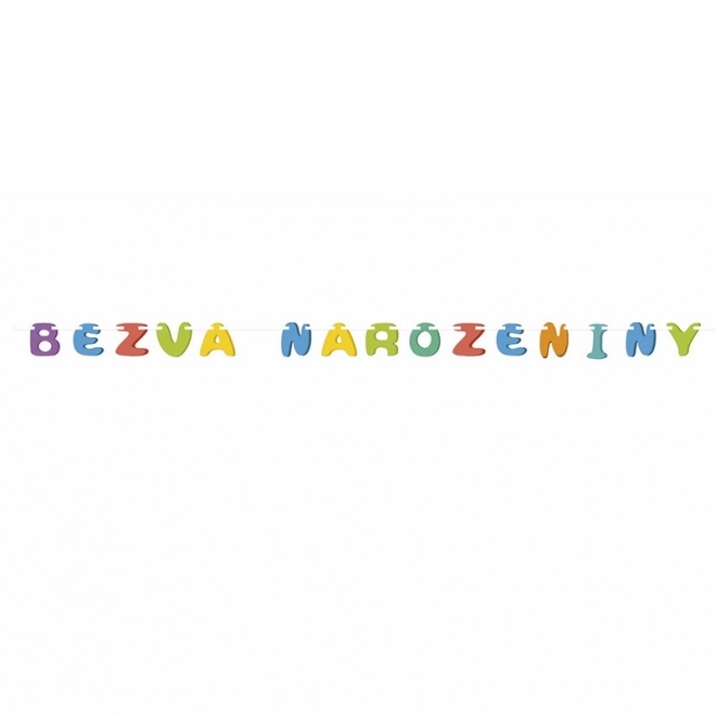 Papirnata girlanda Bezva Rođendan