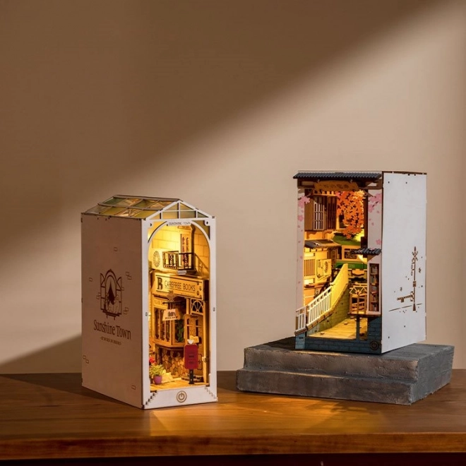 Podupirač za knjige Sunčani grad s LED osvjetljenjem 3D model