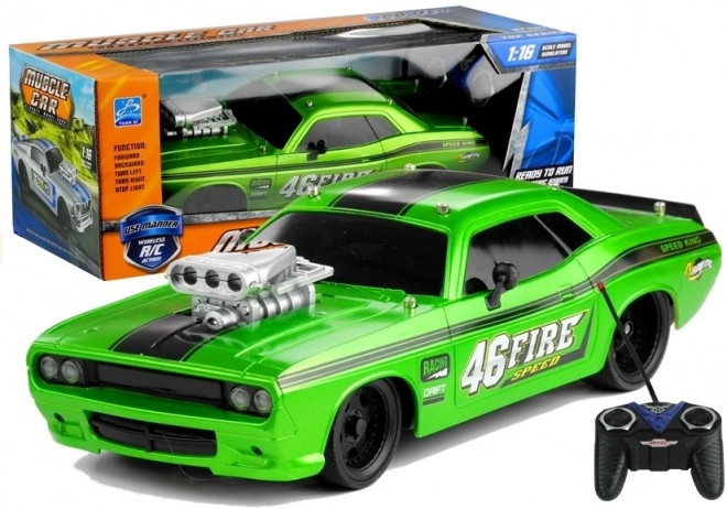 Zeleni daljinski kontrolirani auto 1:16 R/C