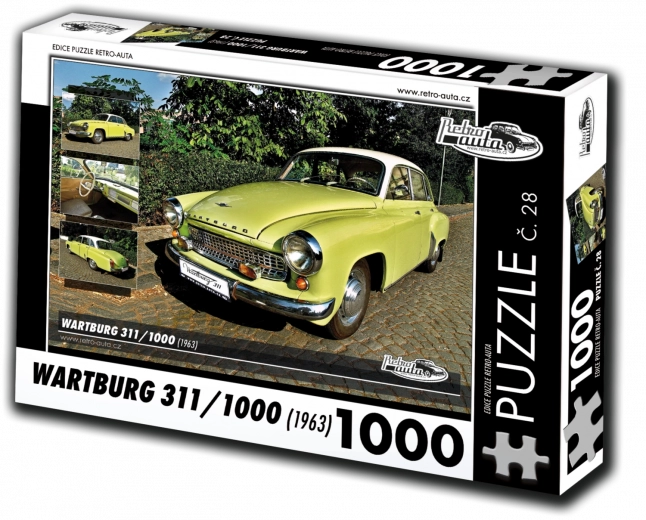 Slagalica RETRO-AUTA Wartburg 311 (1963) 1000 dijelova
