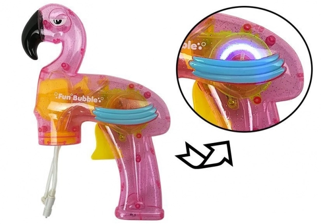 Flamingo ružičasta puška za mjehuriće