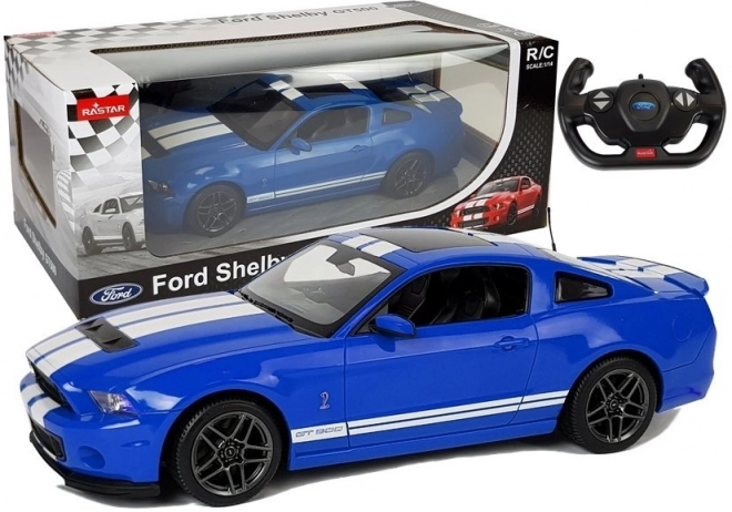 Auto na daljinsko upravljanje Ford Shelby GT500 Rastar mjerila 1:14 plavo