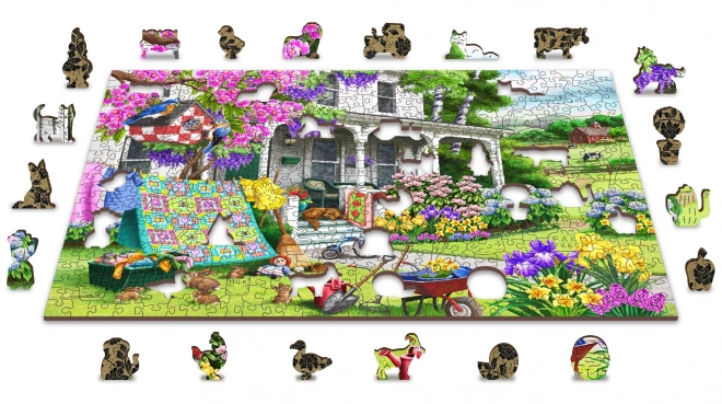Drvene puzzle Seoski vrt od WOODEN CITY
