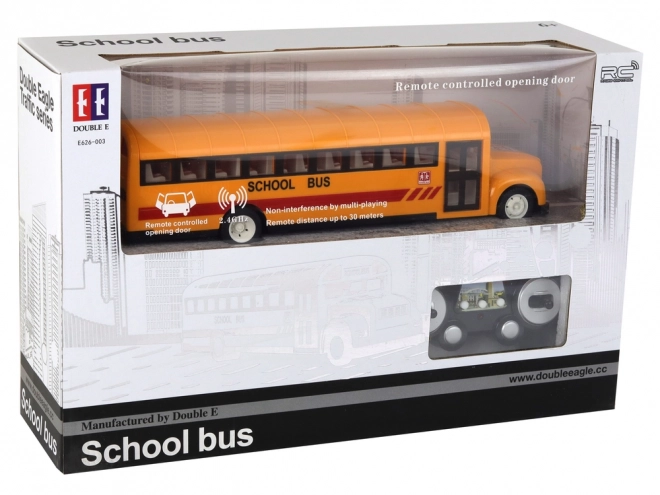 Žuti školski autobus na daljinsko upravljanje R/C Otvorena vrata