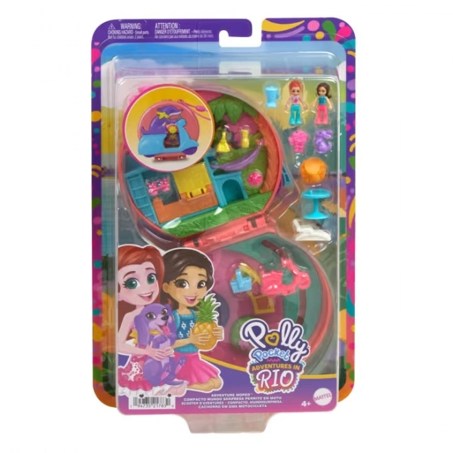 Polly Pocket Skuter Avantura - Kompaktna Igračka Set