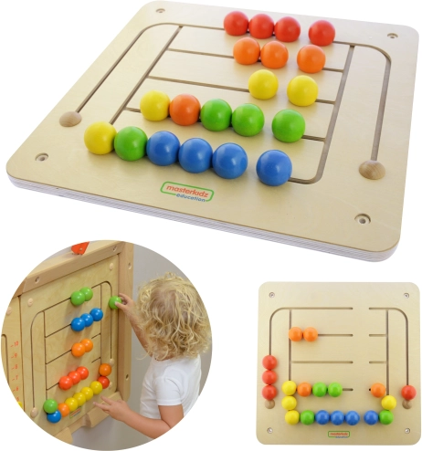 Edukativna Zidna Ploča s Kugličnim Labirintom Masterkidz