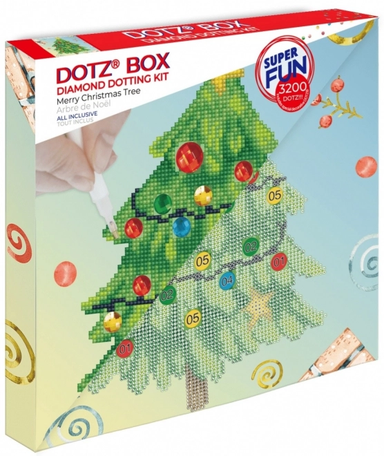 Veseli Božićni Bor Diamond Dotz