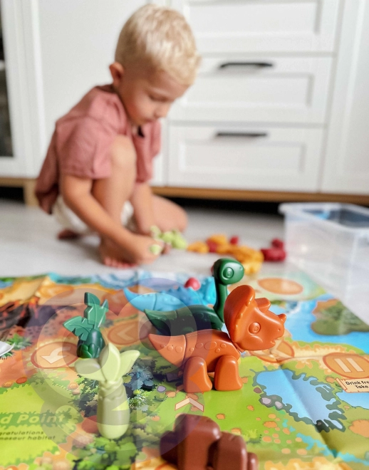 Konstruktorski set Dinosaurusi 2u1 društvena igra