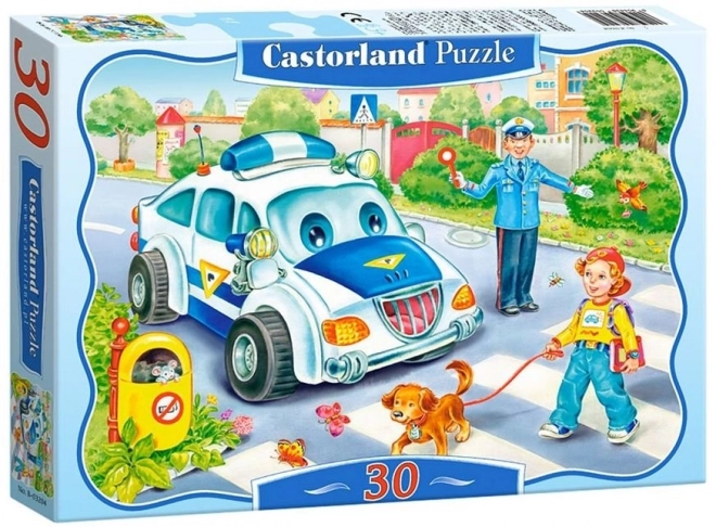 Puzzle put do škole za djecu