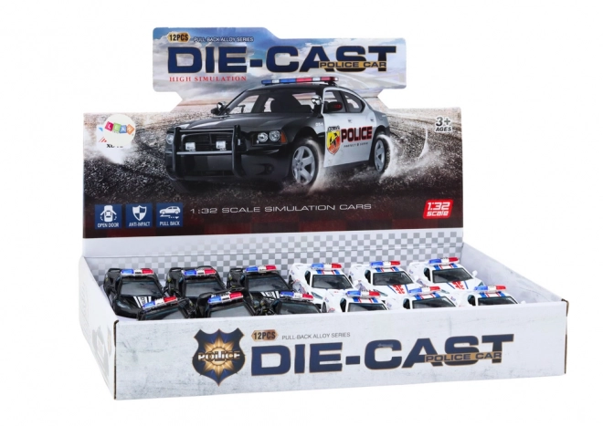 Metalni policijski auto 1:32 Drive Mix