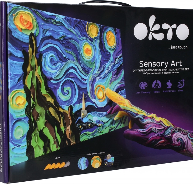 Okto Sensoty Art likovna set Hvježdna noć 30 × 40 cm
