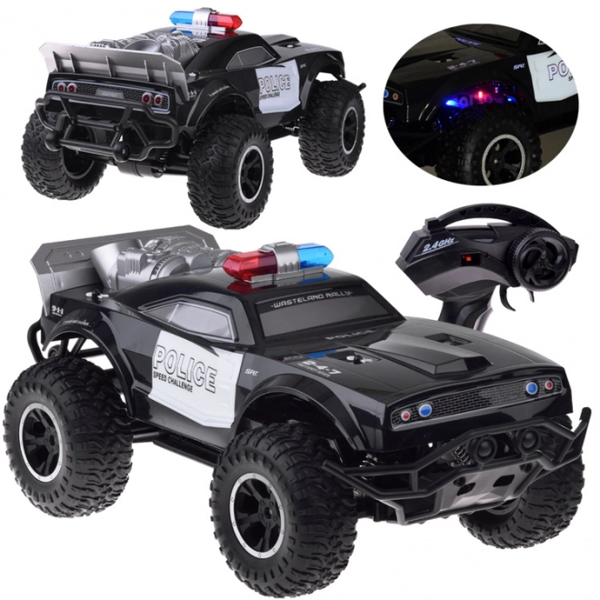 Veliki upravljivi monster truck POLICIJA s daljinskim osvjetljenjem RC0626