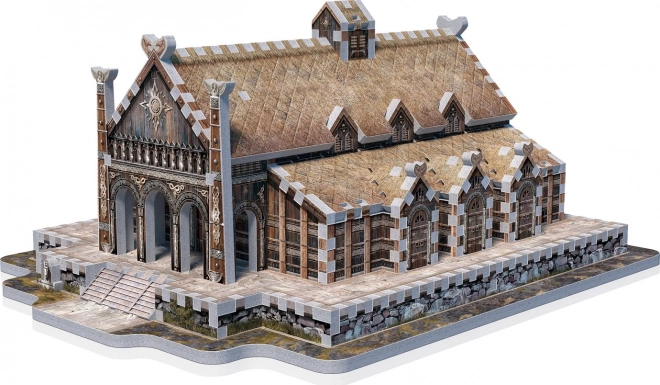 WREBBIT 3D puzzle Gospodar prstenova: Zlatna dvorana Edoras