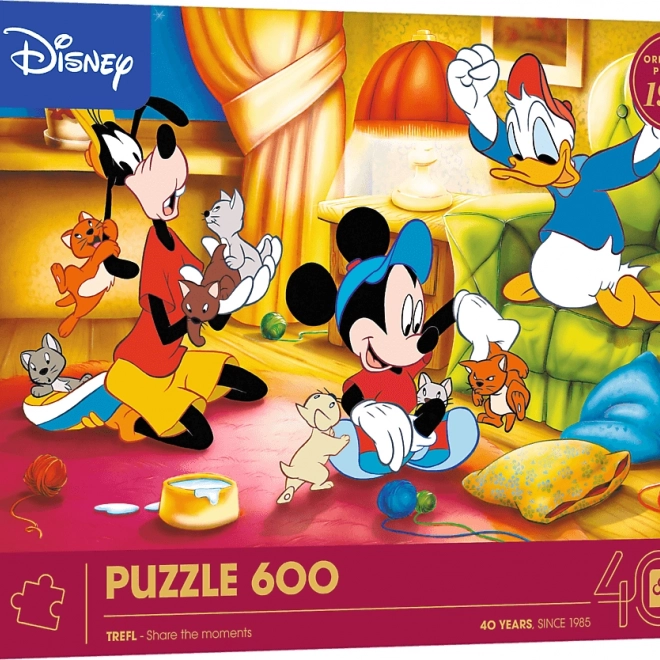 Trefl Puzzle Disney: Mickey Mouse i prijatelji 600 dijelova