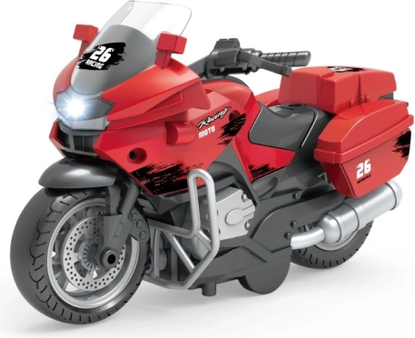 Crveni trkaći motor s funkcijom pull back