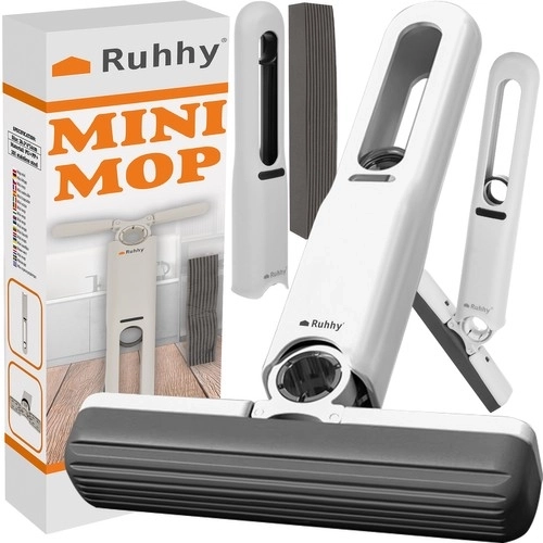 Kompaktni mini mop s rezervnim glavama za čišćenje