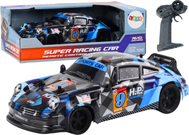 RC drift auto 1:18 s gumenim kotačima – plavo