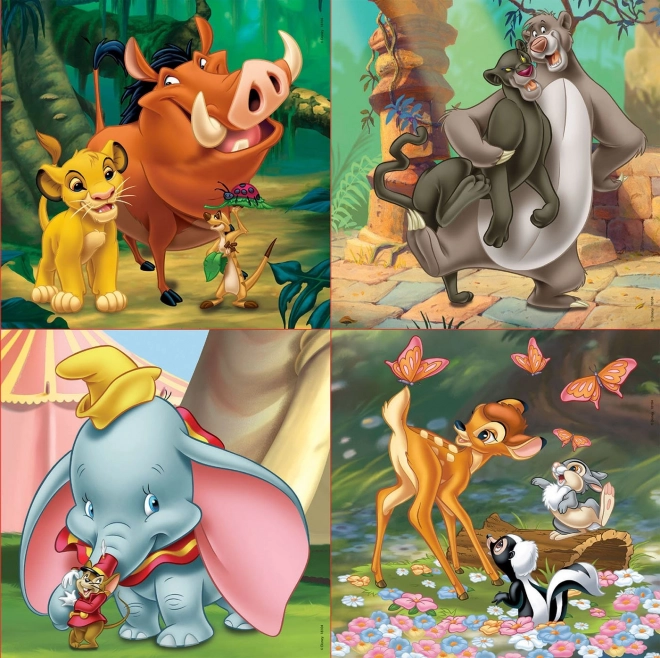 Educa puzzle Disney bajke 4u1