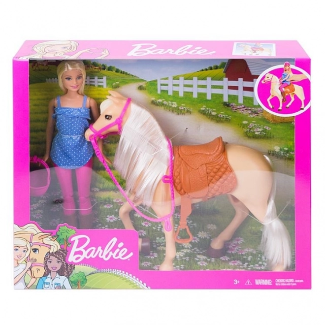 Barbie jahaći set s konjem