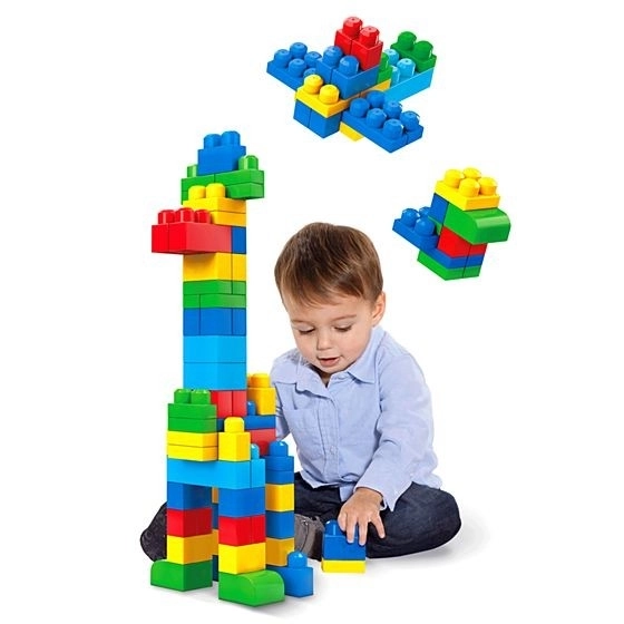 Mega Bloks Prvi Graditelji Blokovi u Plastičnoj Vreći 60 kom