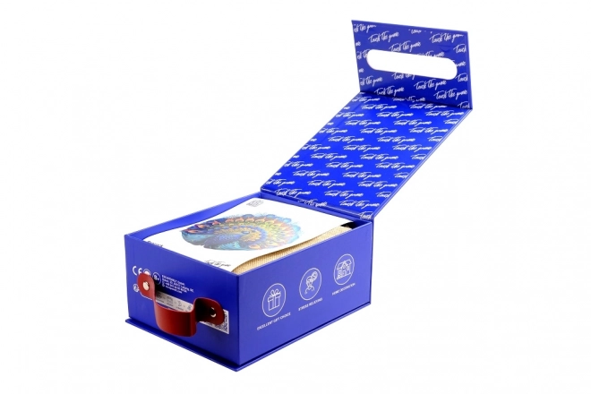EscapeWelt Drvene luminiscentne puzzle Paun 200 komada