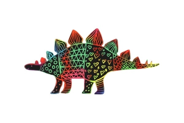 Strugalica s duginim dinosaurima, 9 komada, 13-15 cm, u vrećici