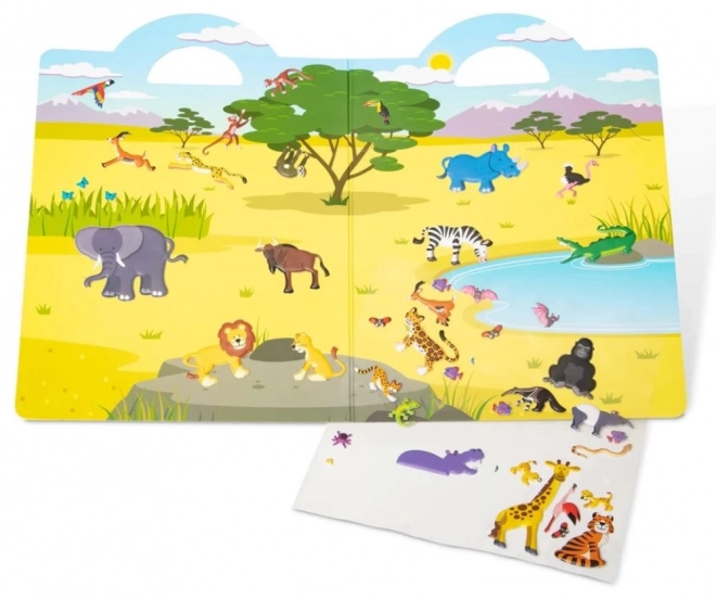 Višekratne utisnute naljepnice - Safari
