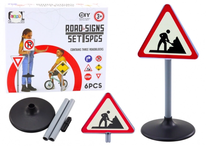 Veliki znak upozorenja Prometni rad 70 cm