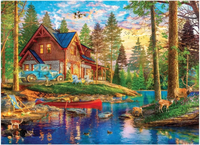 Puzzle Ljetna Kućica 4000 Dijelova
