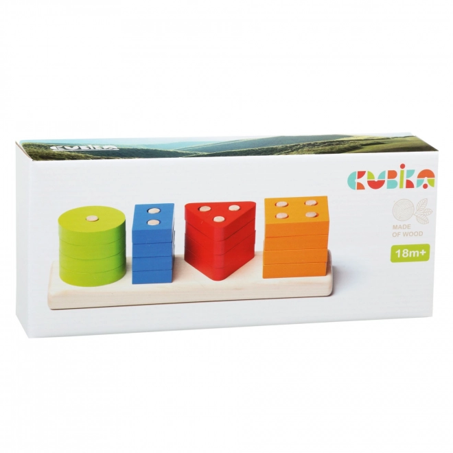 CUBIKA 15337 Klasificiramo Oblike V - drvena slagalica 17 dijelova