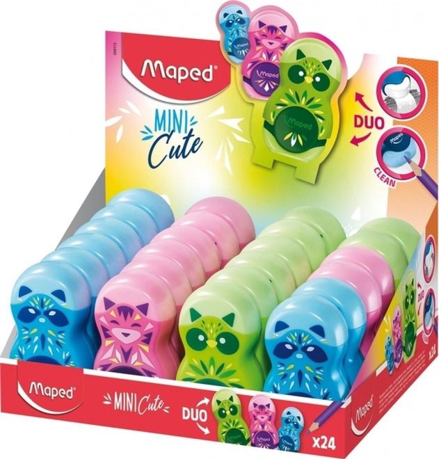 MAPED šiljilo s gumicom Loopy Mini Cute 1 kom (mix)