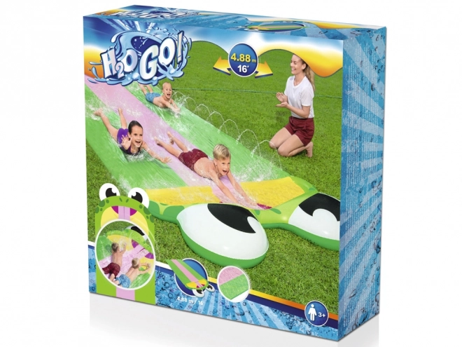 Bestway trostruka vodena tobogan H2O GO! 488 cm žaba