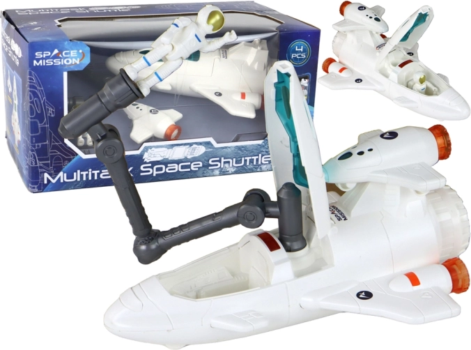 Kozmička misija – raketa, astronaut i dron, set od 4 dijela sa svjetlima i zvukovima
