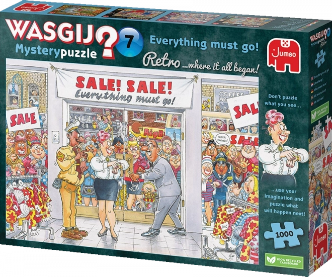 Puzzle Wasgij Mystery 7: Sve mora ići! 1000 dijelova