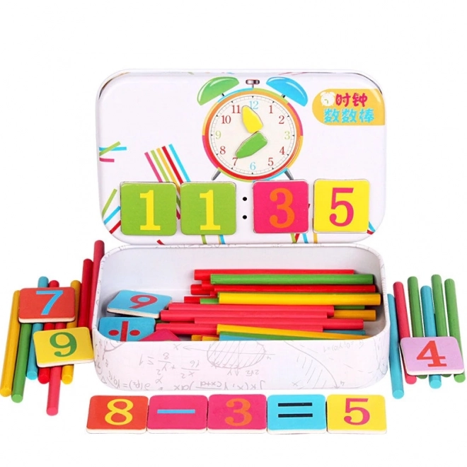 Montessori komplet za učenje sati