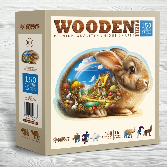 Drvene puzzle Zeko od Wooden City