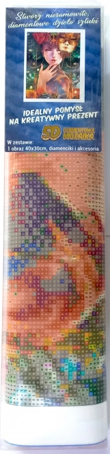 Norimpex dijamantno slikanje karnevalska maska 30x40 cm