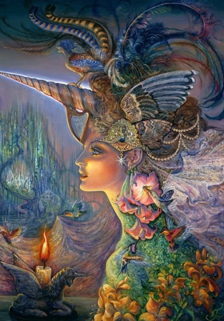 Grafika Puzzle Moja Lady Unicorn 1000 dijelova