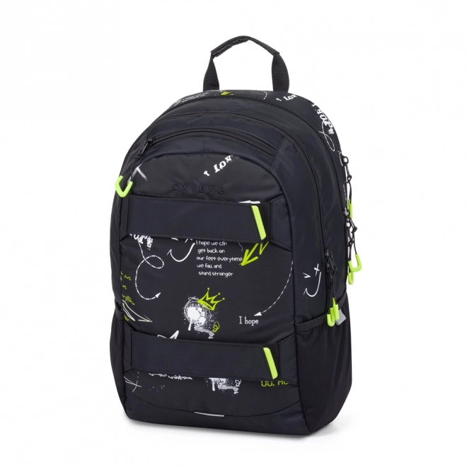 Studentski ruksak OXY Sport Graffiti s torbicom