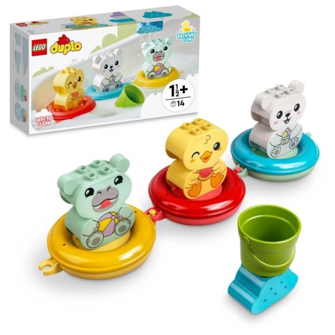 Duplo Kupanje Zabava: Plutajući Vlak Životinja