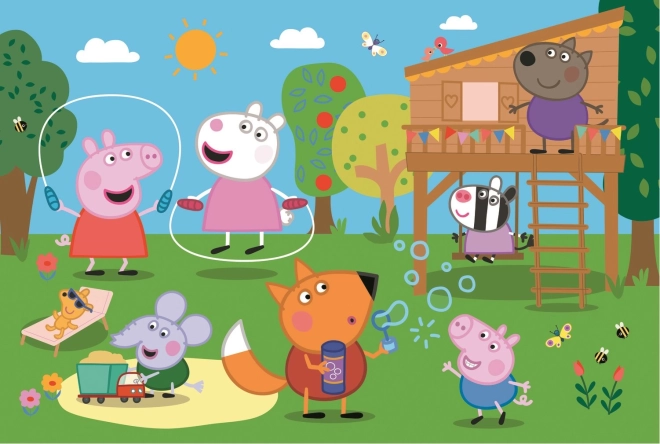 Puzzle Trefl Prasica Peppa 24 Maxi Zabava na livadi